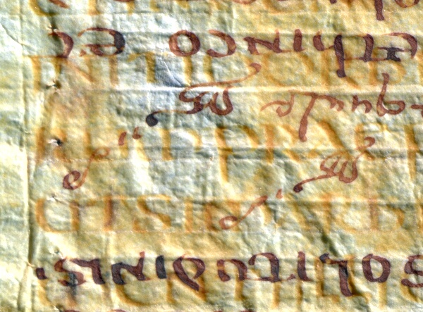 Latin Moses, scribal scoring